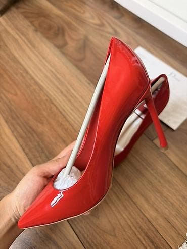 Женская обувь: Туфли, 36, Dior, Б/у, цвет - Красный, Самовывоз, Платная доставка — 4