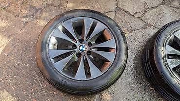 Шиналар жана дисктер: Дөңгөлөктөр монтажда 215 / 55 / R 17, Жай, Колдонулган, Комплект, Жеңил унаалар, Куйма, тешиктери - 5 — 2