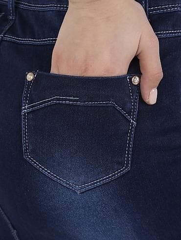 джинсовая платья: Повседневное платье, Лето, Длинная модель, Джинс, Сарафан — 4