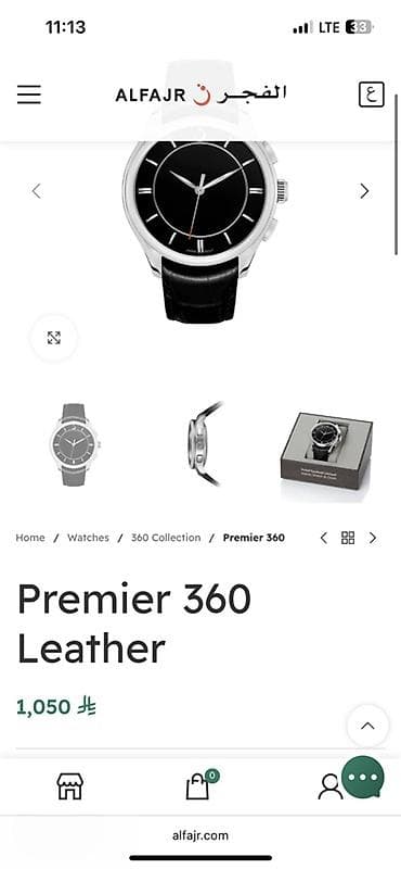 samsung galaxy buds plus: ALFAJR Premier 360 Leather — наручные часы с комбинированной — 1