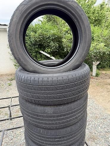 Транспорт: Шины 235 / 55 / R 19, Лето, Б/у, Комплект, Легковые, Kumho — 2