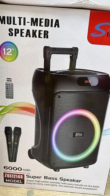 Аудиотехника: Портативная акустическая система Sing-e ZQS12148 - Формат — 2