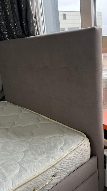 купить матрас 200 на 200: Двуспальная кровать, Новый, С мягким изголовьем, длина - 200 см — 3