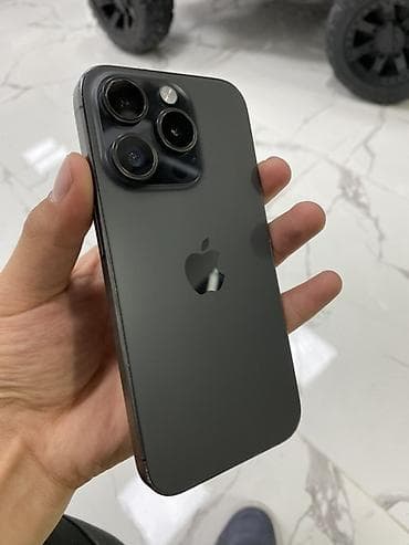 IPhone 15 Pro, Б/у, 128 ГБ, Черный