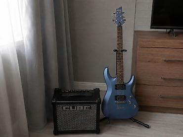 🎸 Schecter C-6 Deluxe + Roland Cube-10GX Продаю электрогитару и комбик