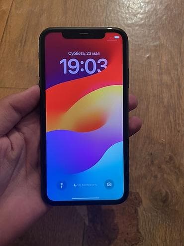 бэушный айфон 11: IPhone 11, Б/у, 128 ГБ, Черный, Коробка — 1