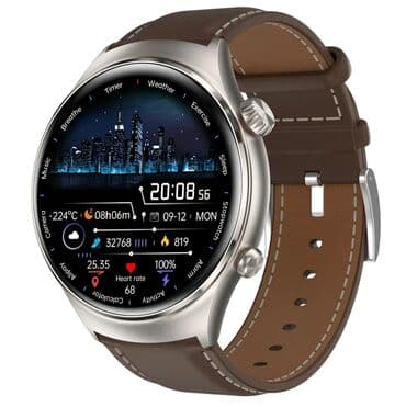 часы sim card: Умные часы с круглым сенсорным экраном и металлическим корпусом — 2