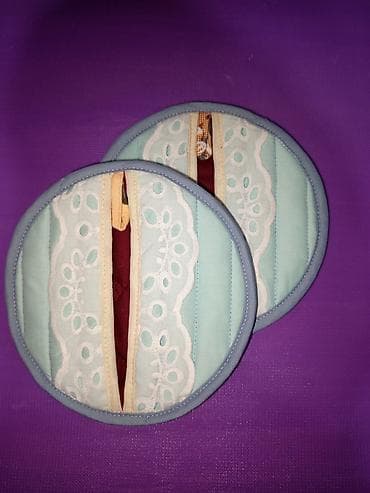 салфетки ручной работы: Кухонные прихватки ручной работы - Формы и дизайны: квадратные — 10