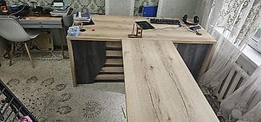 письменный стол на кыргызском: Офисный письменный/рабочий стол в современном стиле + рабочее кресло — 2