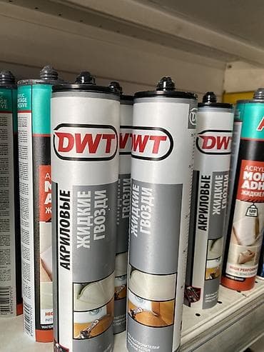 Акриловые жидкие гвозди DWT — монтажный клей в тубе для пистолета