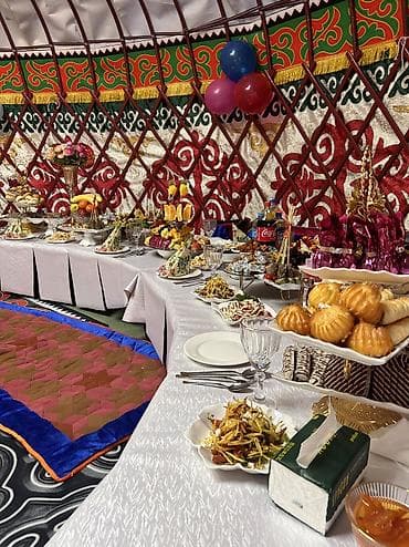 Ысык-Көлдө боз үй, Чырпыкты, Сааттык, 10 орун, Тамагы: Тамагы жок, Өзүнчө төлөнөт — 6