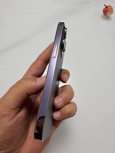 iphone 12 pro ma: IPhone 14 Pro, Б/у, 128 ГБ, Deep Purple, Кабель, 81 % — 5