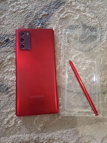 iphone 16 max: Samsung Galaxy Note20, Б/у, 256 ГБ, цвет - Красный, 1 SIM — 1