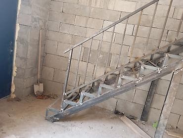 Оңдоп-түзөө жана курулуш: Темир тепкич Жеке менчик үй үчүн, Тепкичтин формасы: Көп марштуу — 3