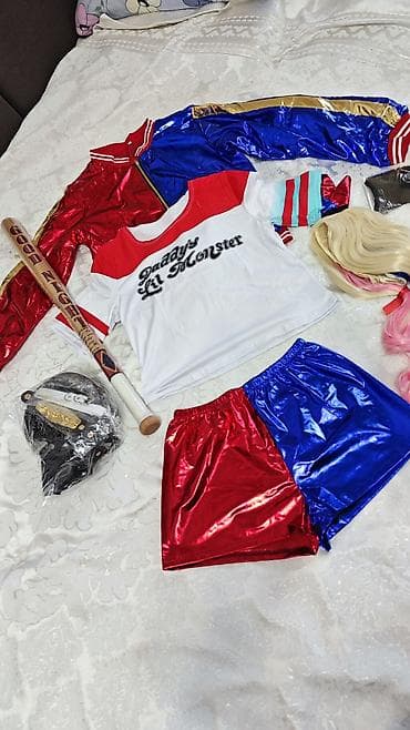 каса: Костюм Харли Квинн — полный набор для косплея/вечеринок. Аренда — 4