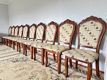 dinner table: Стул, стулья в хорошем состояние Набор из 10 обеденных стульев в — 1