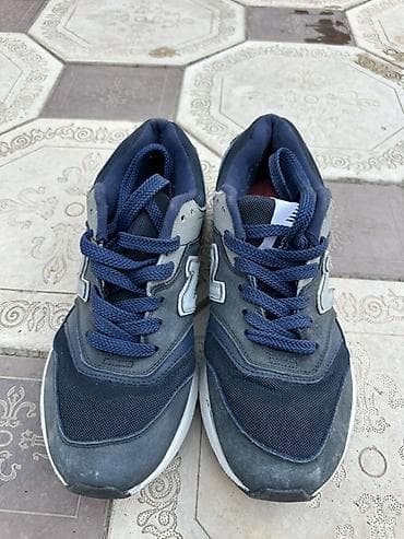 черные вельветовые брюки мужские: Мужские кроссовки, 41, New Balance, Б/у, цвет - Синий, Самовывоз — 5
