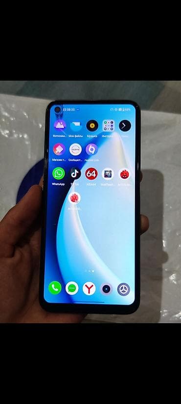 redmi note9c: Realme 8i, Б/у, 128 ГБ, цвет - Черный, 2 SIM — 6