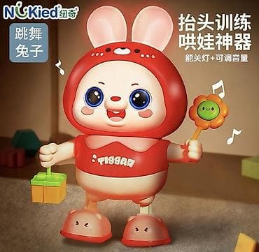 колесо фортуны: Танцующий интерактивный зайчик Nukied - Яркая музыкальная игрушка в — 1