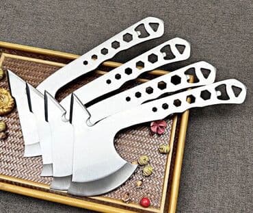 кухонные ножи: Метательные звёздочки (сюрикены), набор 6 шт. - Классическая форма с — 4