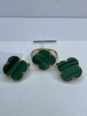 свадебные платья в бишкеке фото и цены: Набор украшений, Проба 585, Новый, Цвет металла: Желтый — 3