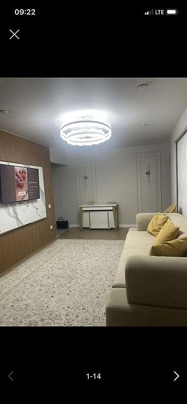 3 комнаты, 62 м², 5 этаж, Дизайнерский ремонт