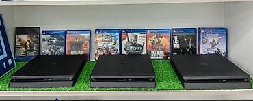 PS5 (Sony PlayStation 5): PlayStation 4 Slim + аксессуары и игры - Игровые консоли Sony — 1