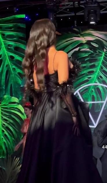 плаья: Вечернее платье, Пышное, Длинная модель, Без рукавов, M, L — 8