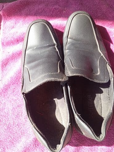 Мужские туфли, 44, Б/у, цвет - Черный, Самовывоз