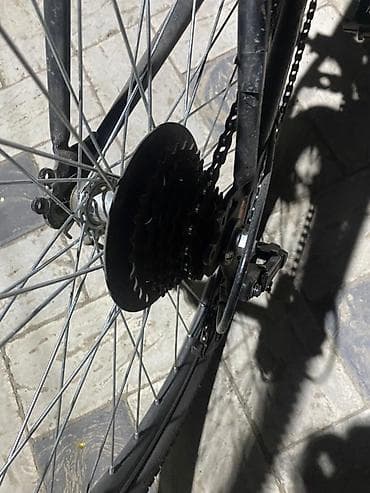 fixed gear: Городской/горный велосипед 26" - Колеса 26" с универсальными — 4