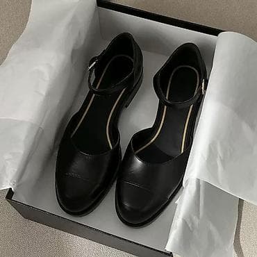 Балетки/туфли Mary Jane с ремешком на щиколотке - Цвет: чёрный