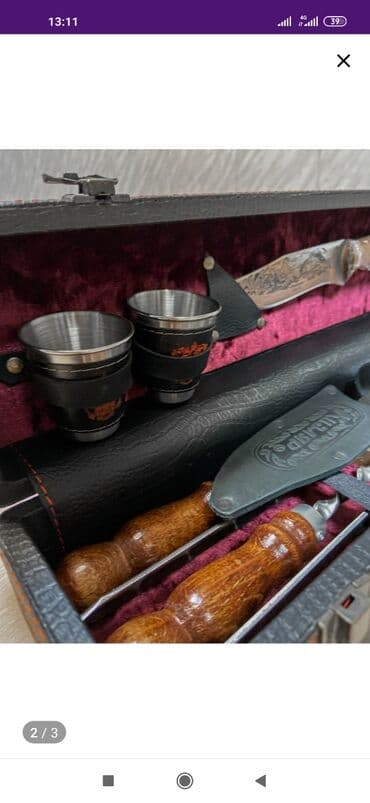 для шашлык: Подарочные наборы для мужчин! Шашлычные наборы в кейсе и в коже В них — 4