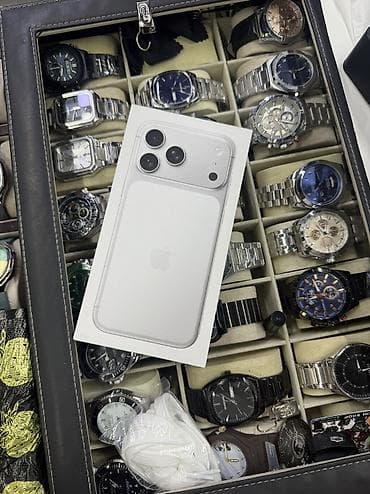 1 наушник: IPhone 17 Pro Max, Жаңы, 256 ГБ, Ак, Кабель, 100 % — 6