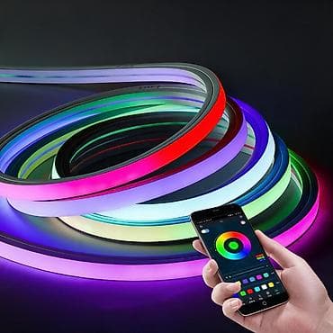 fancy leds: Умная RGB-лента 24V, 84 LED/м, нарезка 10мм. Управляется с телефона — 2