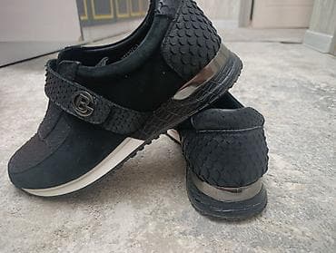 кроссовки кожанные: Мужские кроссовки, 43, AS, Новый, цвет - Черный, Самовывоз — 1