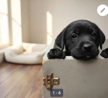 чистокровный алабай цена: Лабрадор-ретривер, 2 месяца, Самка — 1