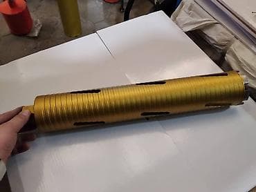 кароны: Алмазная коронка по бетону/железобетону с продольными прорезями для — 1