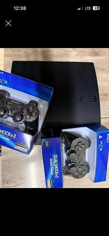 Продаю идеальную PS3 slim, прошитая +70топ игр, Память 1000гиг, не