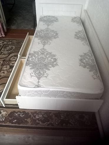 крлвать: Односпальная кровать, С матрасом, длина - 190 см — 1
