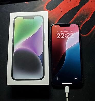 sony a6: IPhone 14, 128 ГБ, Midnight, Коробка — 3