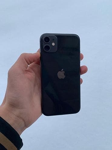 телефон айфон 12 про: IPhone 11, Б/у, 128 ГБ, Черный, Кабель, 75 % — 1
