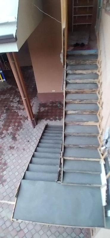 плиточные работы: Бетонная лестница Для дома, Форма лестницы: Винтовая — 4