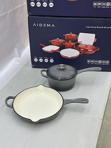 лук овощи: Чугунный набор посуды AIDEMA 7 в 1 с эмалированным покрытием Color — 5