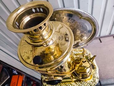 старинный самовар на дровах: Самоор, Колдонулган, Өзү алып кетүү — 4