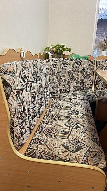Кухонный стол и стул, цвет - Бежевый