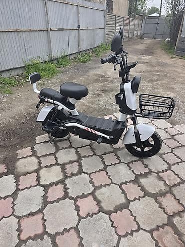 электроскутор: Срочно продам! Электроскутер (городской электробайк) с двумя — 1