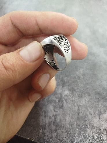 Кольцо, Печатка, Проба 925, Мужские