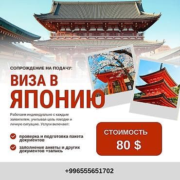 япон: Сопровождение на подачу: виза в Японию. Индивидуальная работа с — 1
