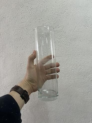 колба стеклянная: Ваза стеклянная — 1