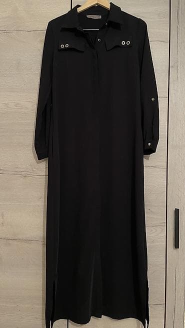 pull bear: Повседневное платье, Турция, Осень-весна, Платье-рубашка, S — 1